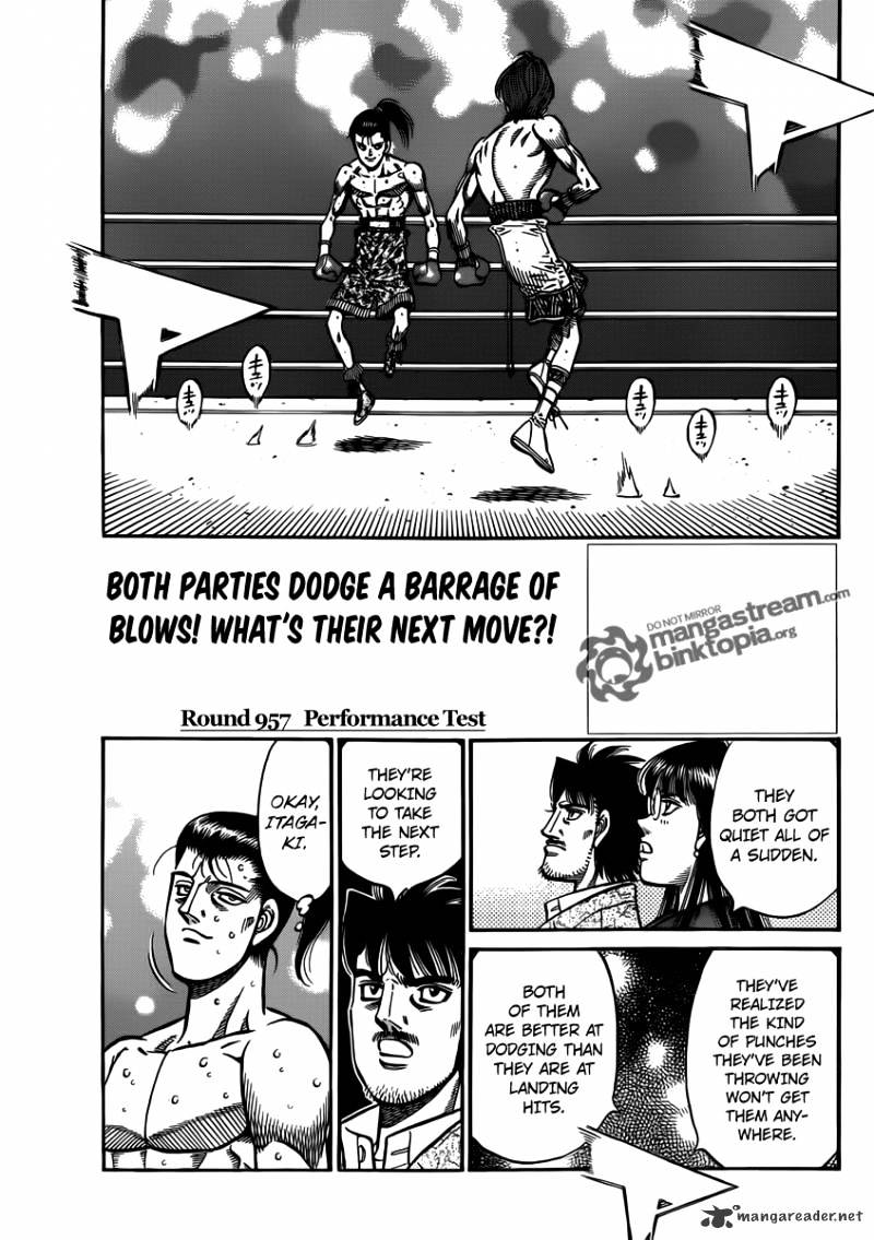 Hajime no Ippo: Fighting Spirit, Chapter 957 image 02